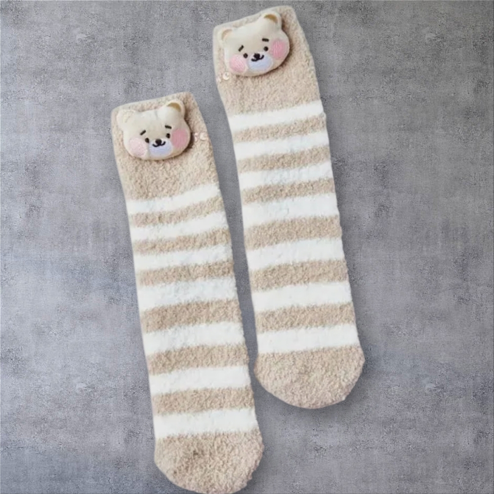 The Cre'me Shop Boba Bear Infused Socks